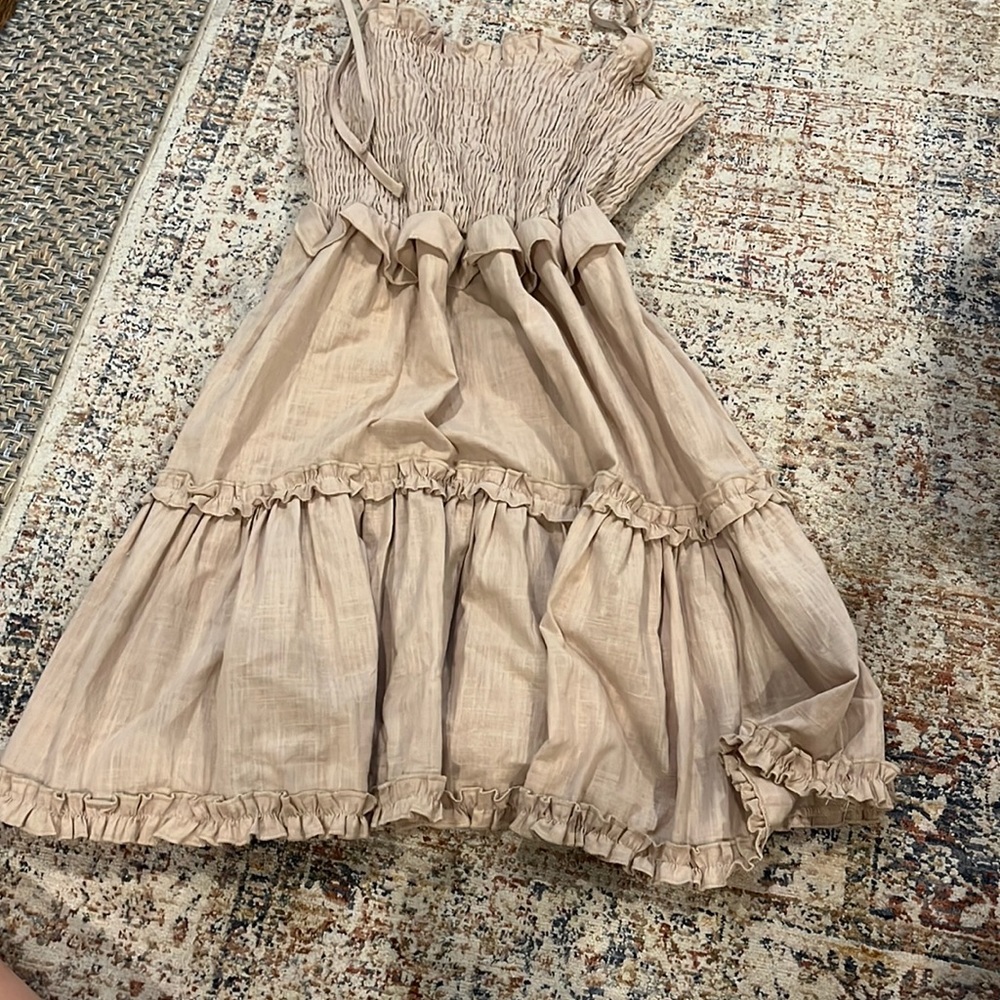 Beige shein dress